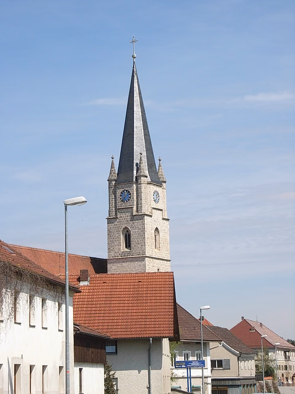 Stadtansicht von Malching