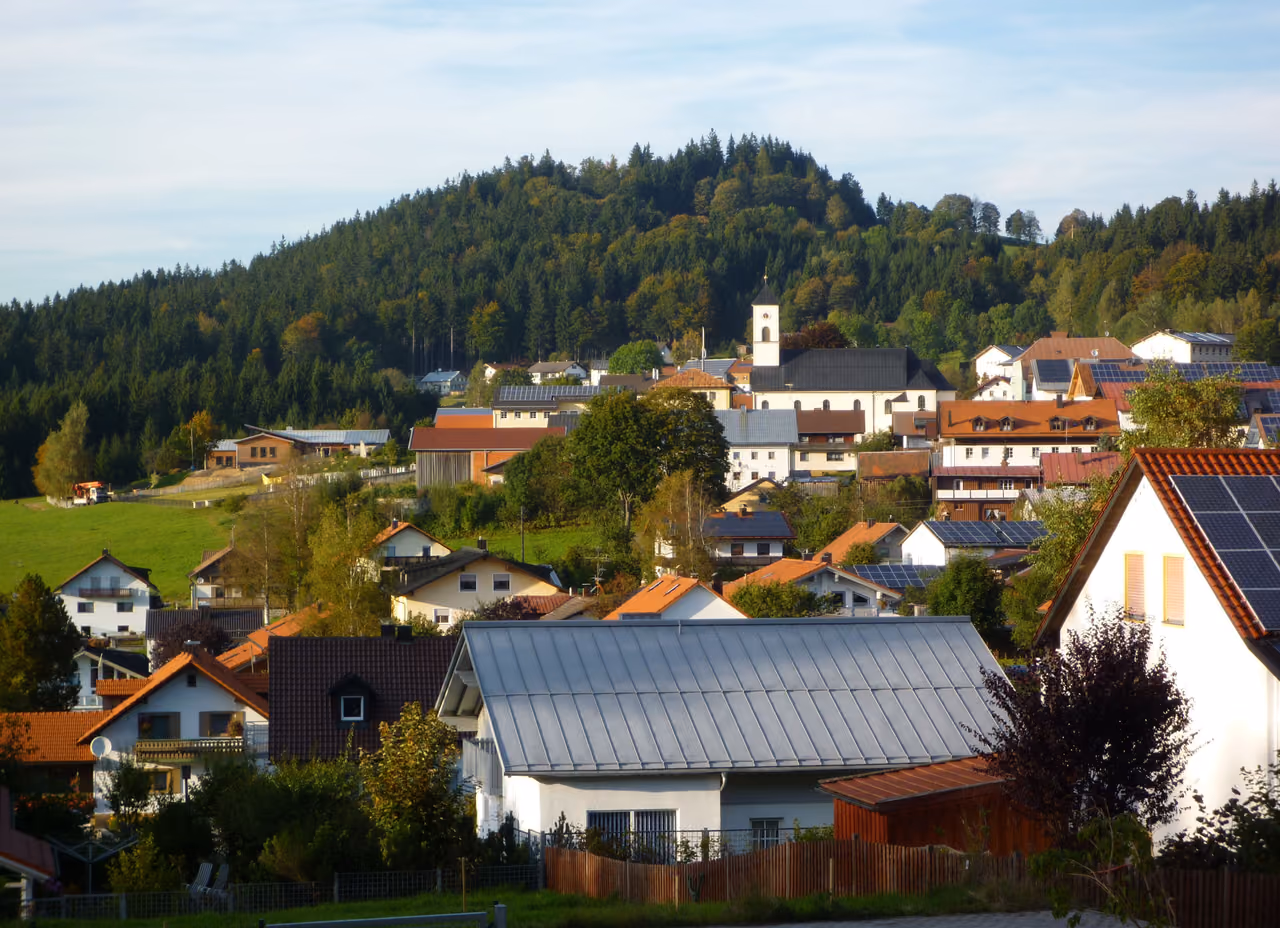 Stadtansicht von Mauth