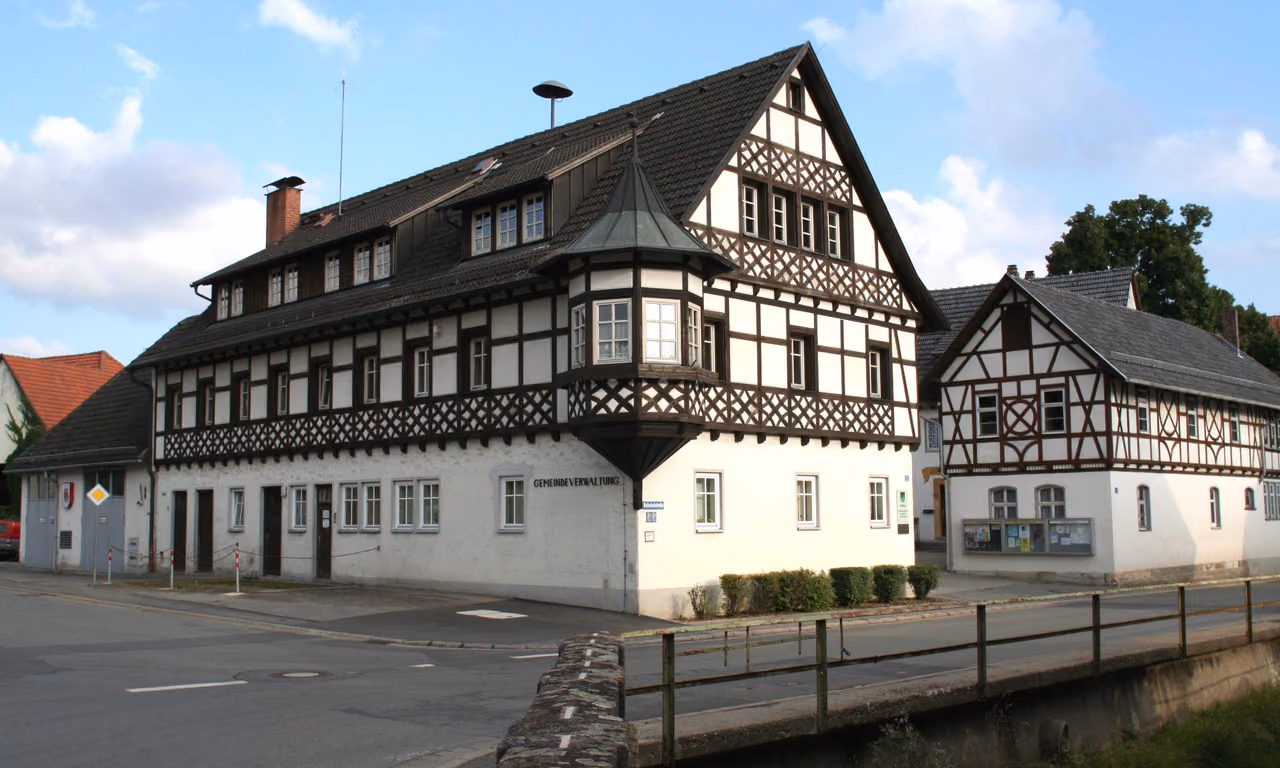 Stadtansicht von Meeder