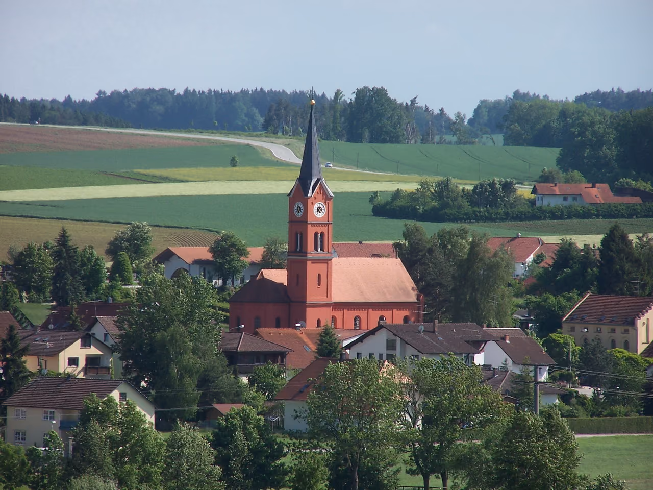 Stadtansicht von Mengkofen