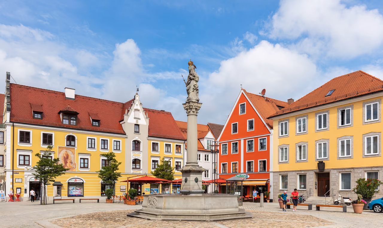 Stadtansicht von Mindelheim
