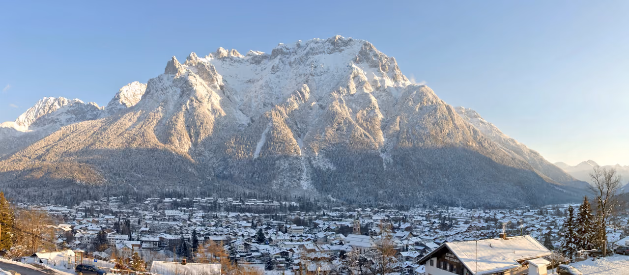 Stadtansicht von Mittenwald