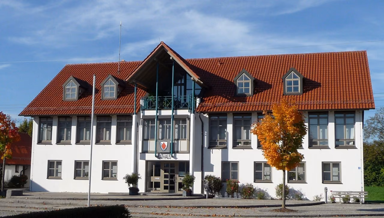 Stadtansicht von Niederaichbach