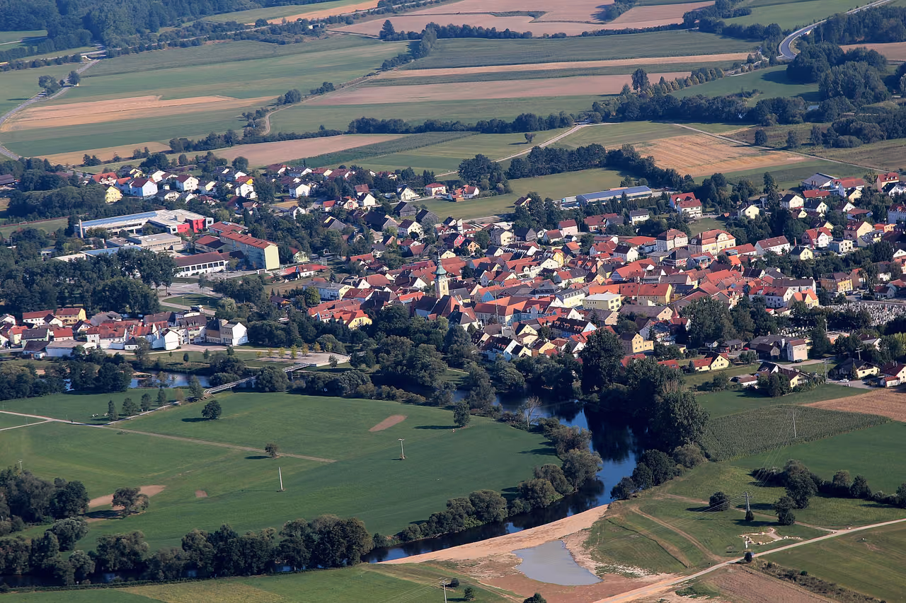 Stadtansicht von Nittenau