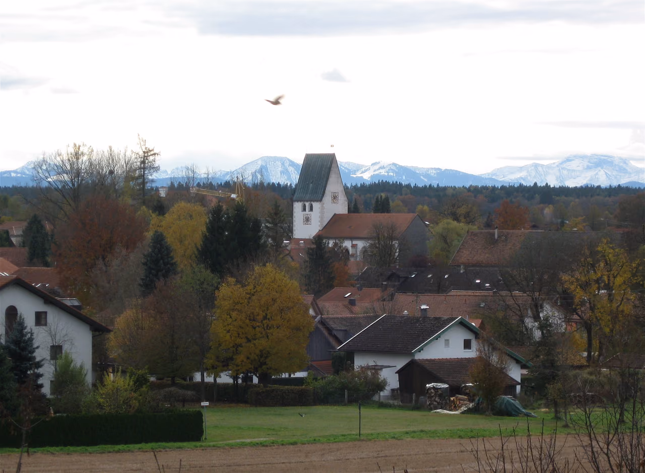 Stadtansicht von Oberhaching