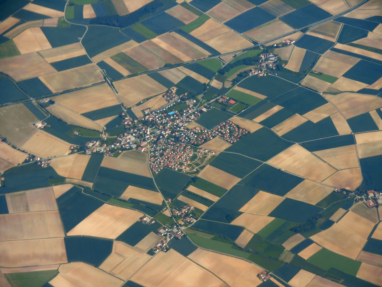 Stadtansicht von Oberschneiding