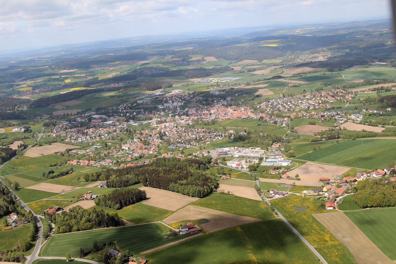 Stadtansicht von Oberviechtach