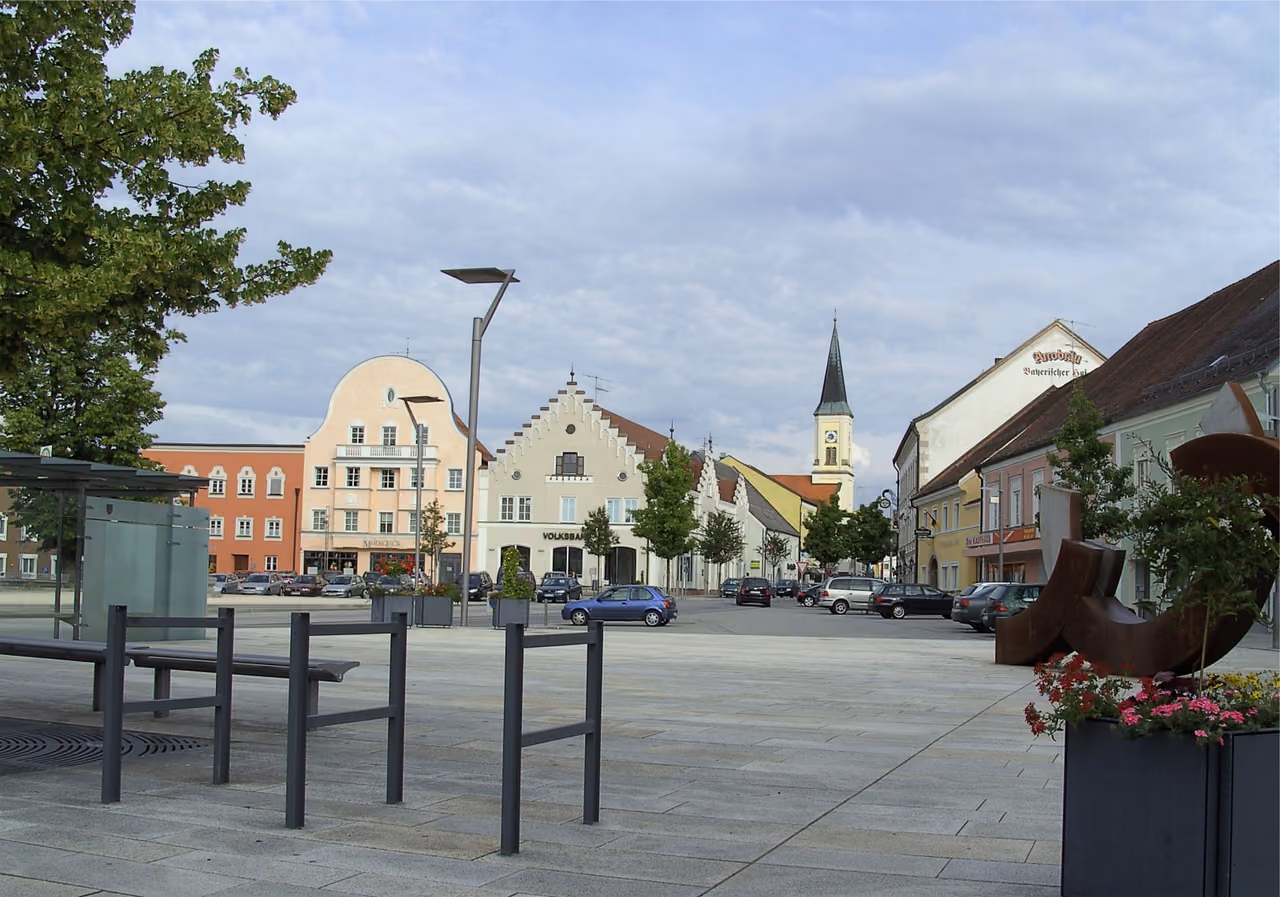 Stadtansicht von Osterhofen