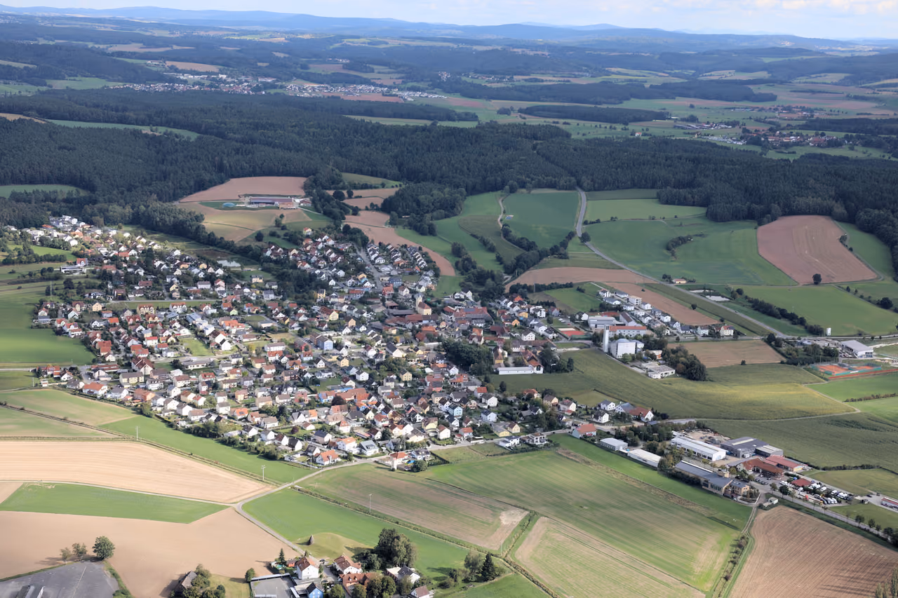 Stadtansicht von Pirk