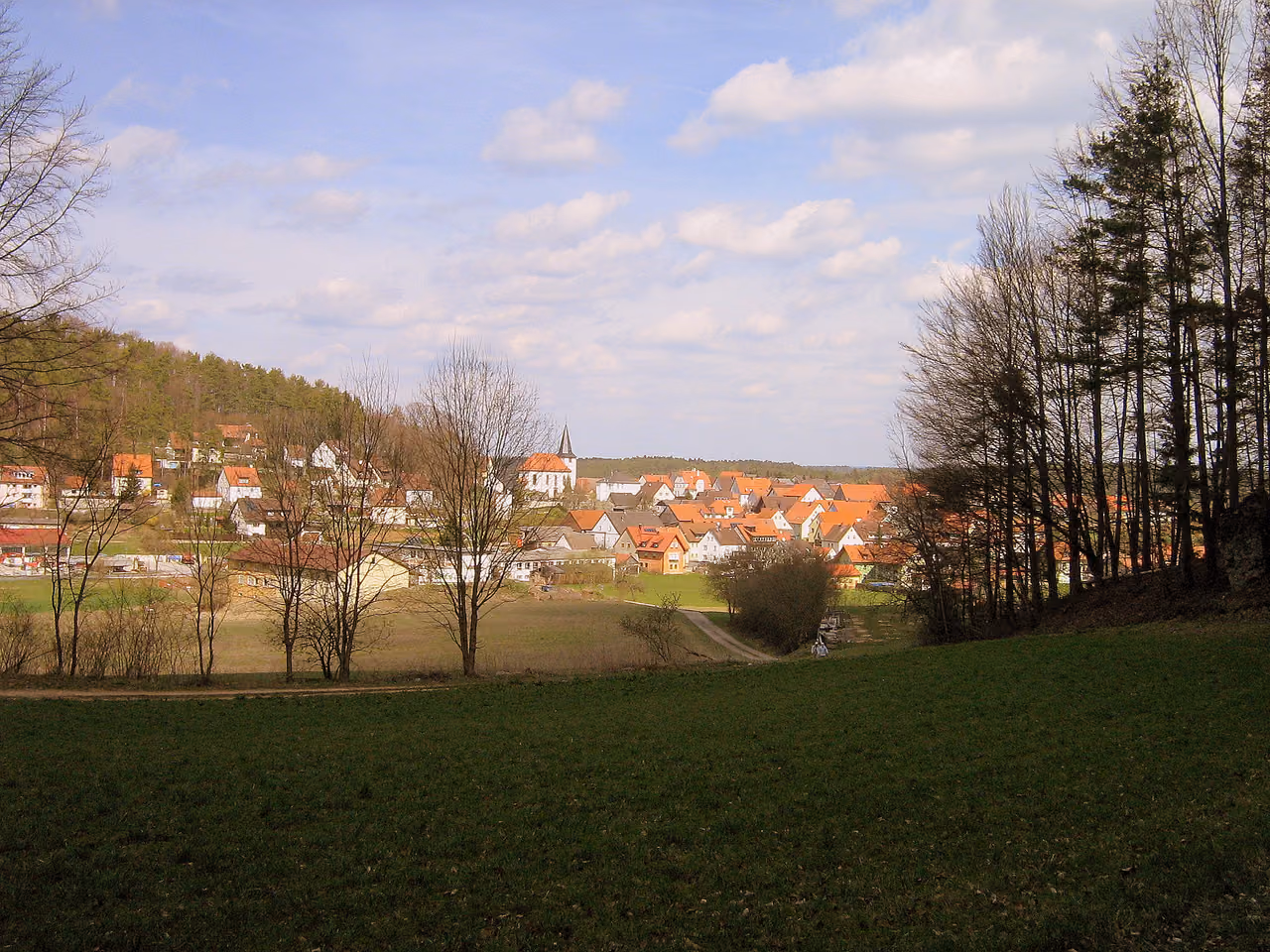 Stadtansicht von Plech