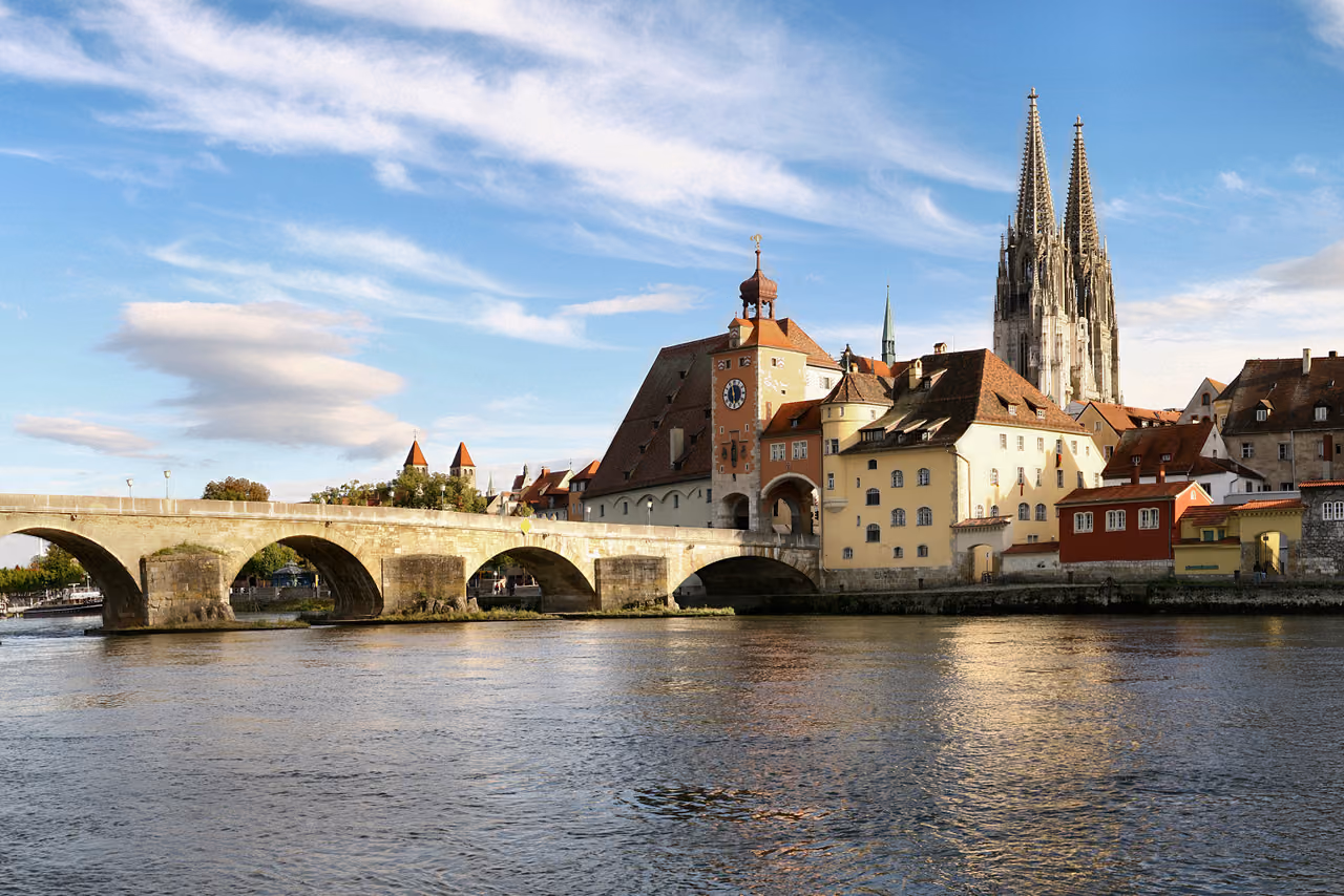 Stadtansicht von Regensburg