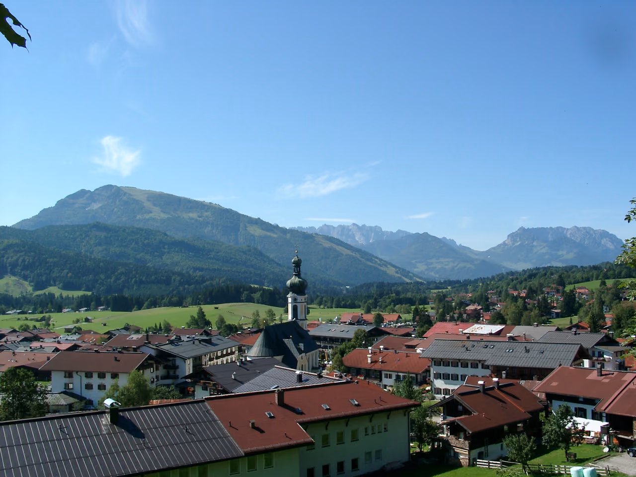 Stadtansicht von Reit im Winkl