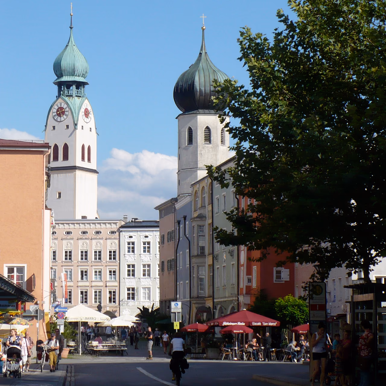 Stadtansicht von Rosenheim