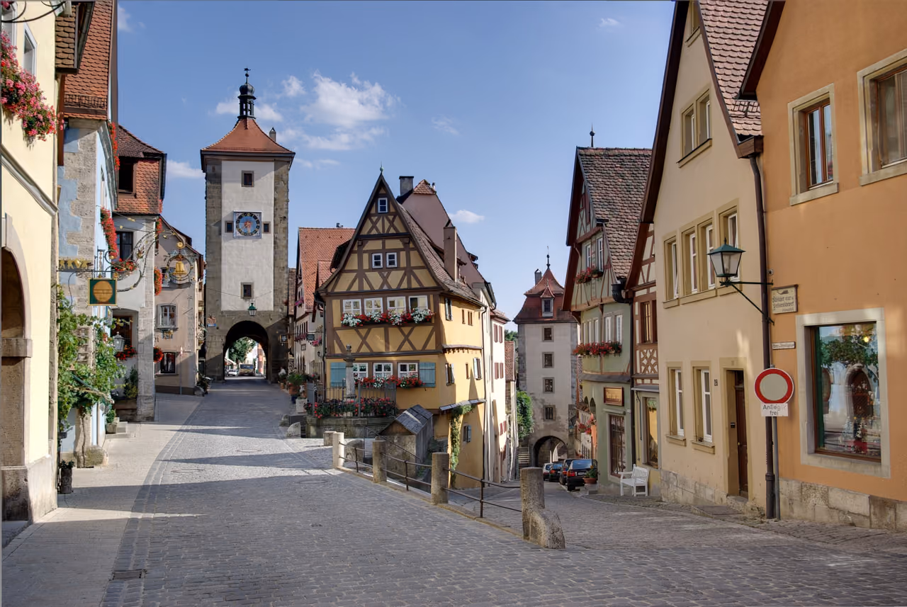 Stadtansicht von Rothenburg