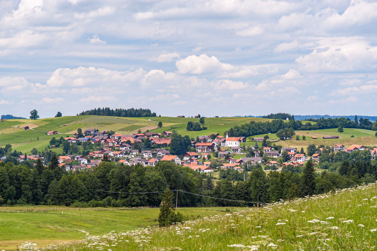 Stadtansicht von Saulgrub