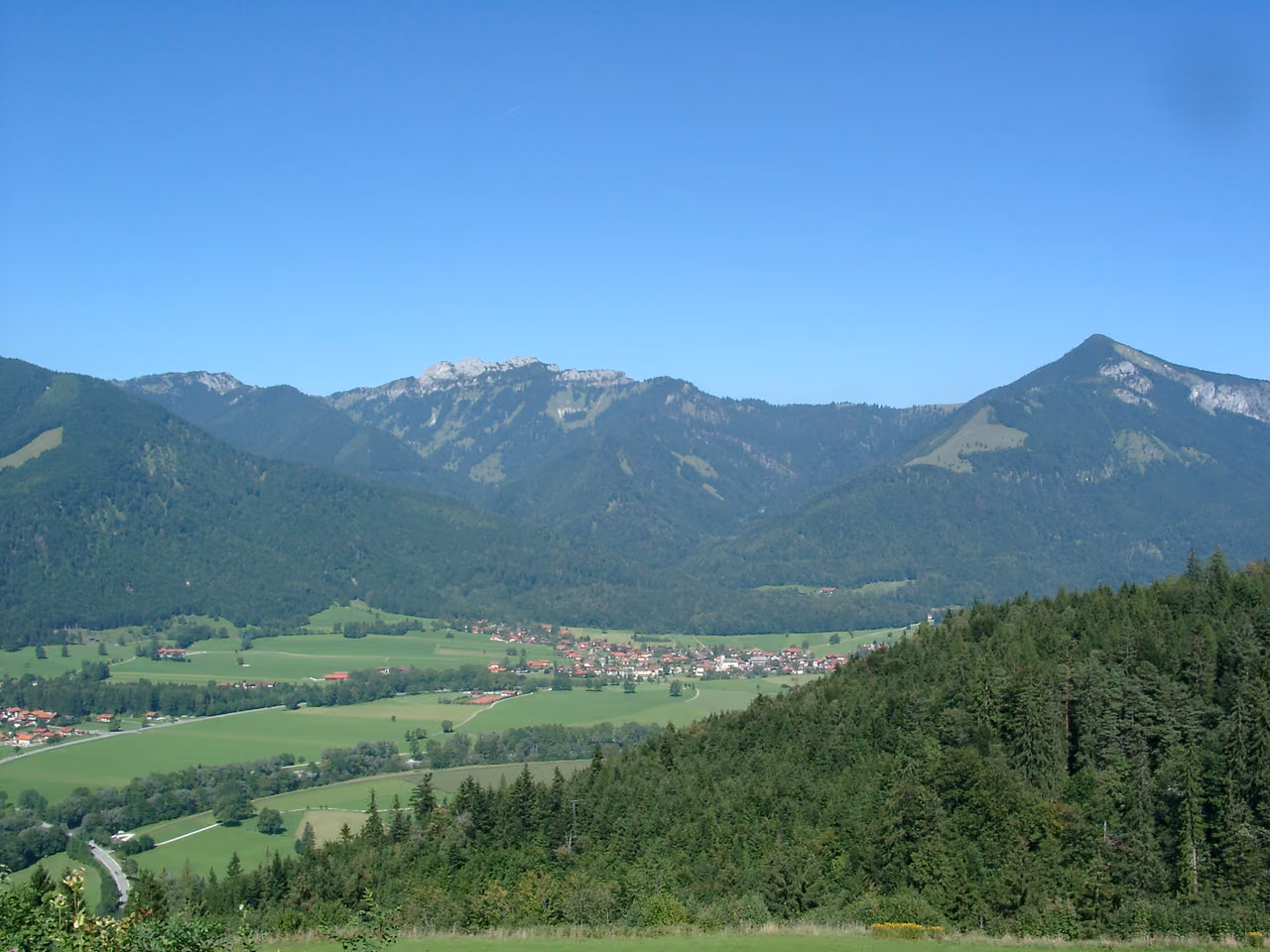 Stadtansicht von Schleching
