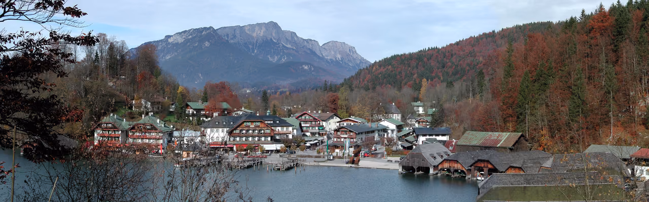 Stadtansicht von Schönau a.Königssee