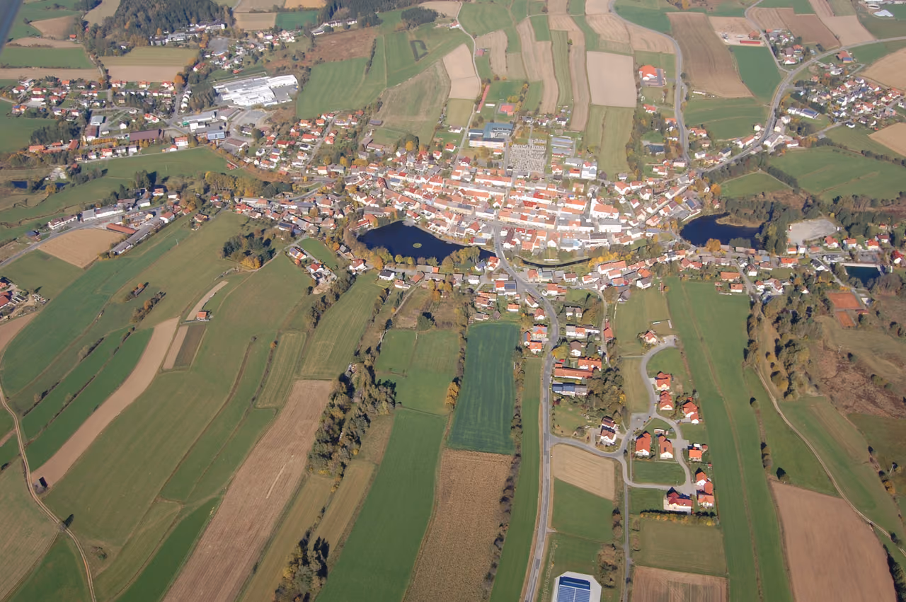 Stadtansicht von Schönsee
