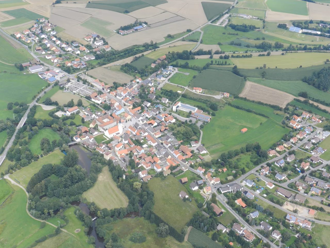 Stadtansicht von Schwarzhofen