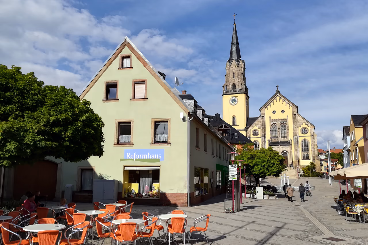 Stadtansicht von Selb