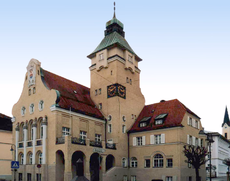 Stadtansicht von Simbach a.Inn