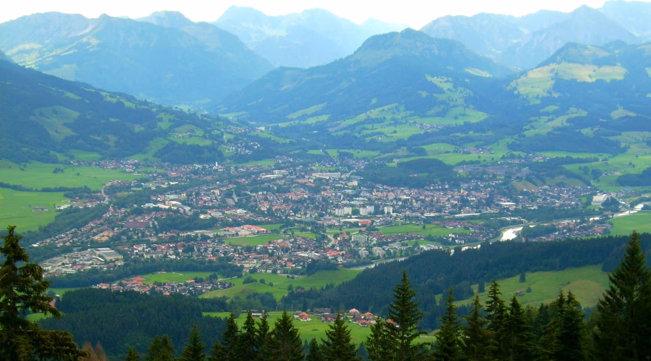 Stadtansicht von Sonthofen