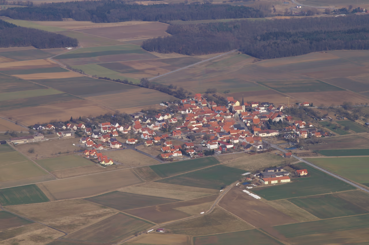 Stadtansicht von Stadtlauringen