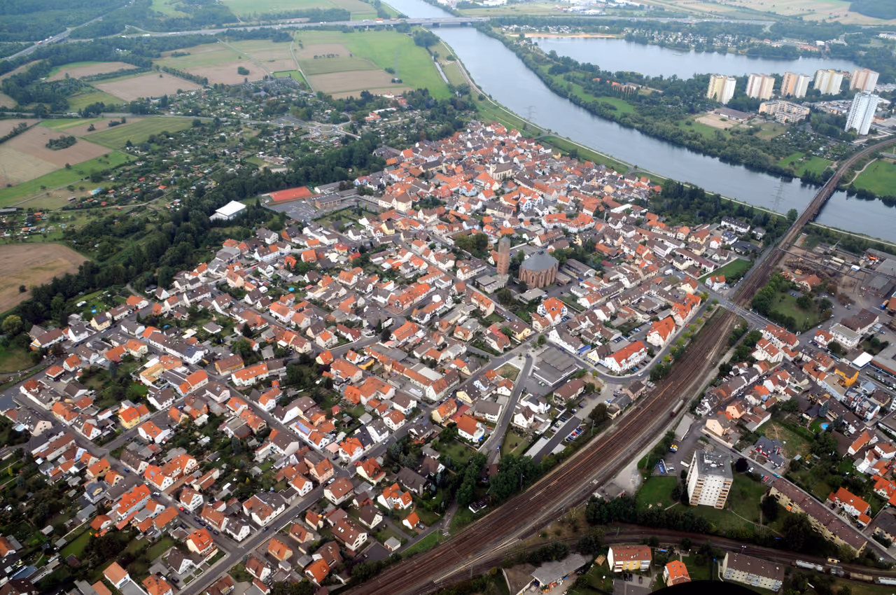 Stadtansicht von Stockstadt