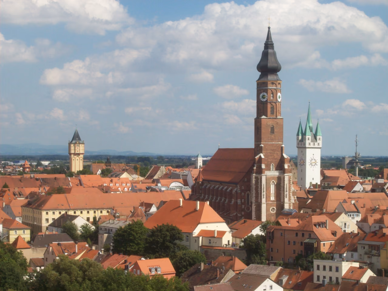 Stadtansicht von Straubing