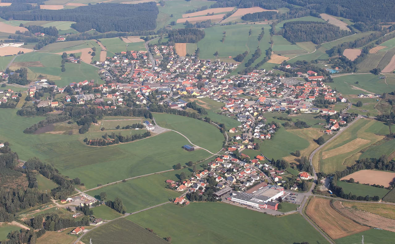 Stadtansicht von Waidhaus