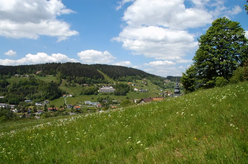 Stadtansicht von Warmensteinach