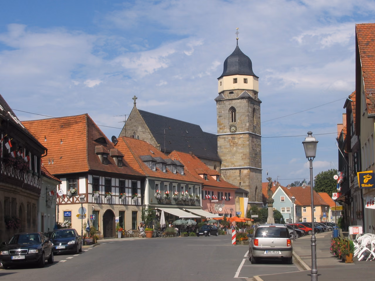Stadtansicht von Weismain