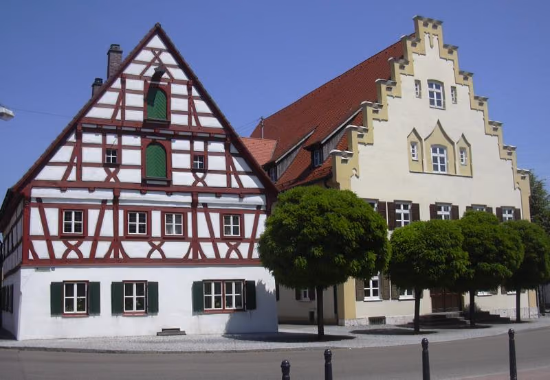 Stadtansicht von Wittislingen, M