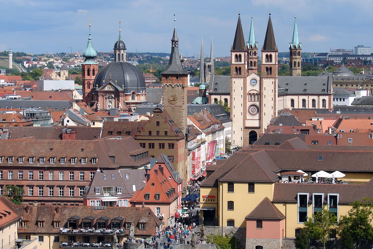 Stadtansicht von Würzburg