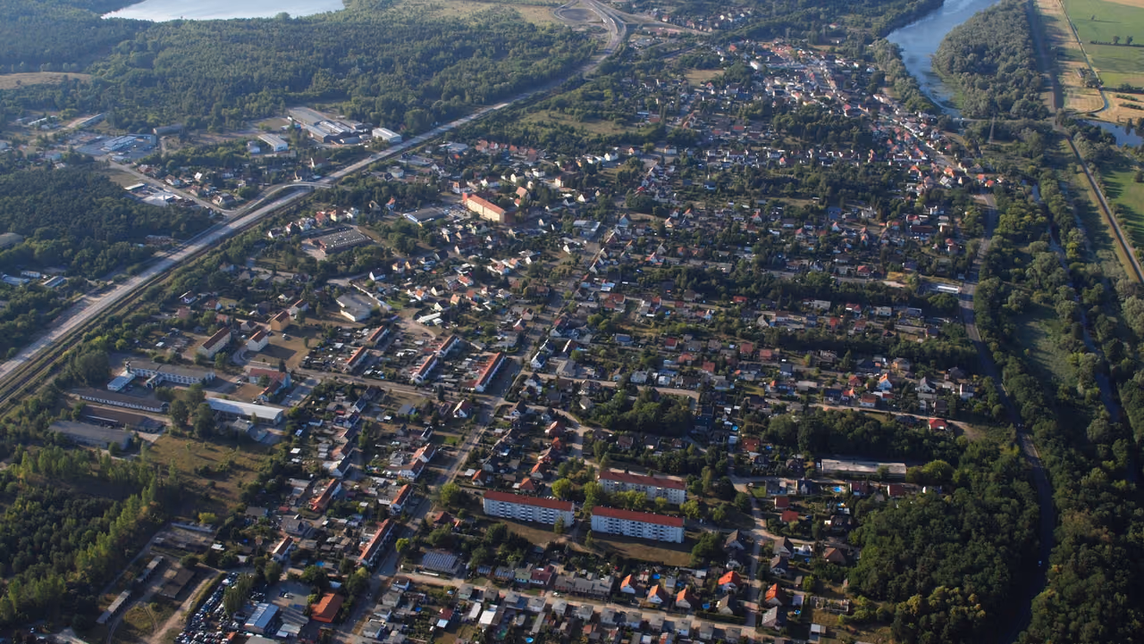 Stadtansicht von Brieskow-Finkenheerd