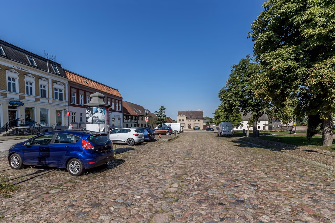 Stadtansicht von Brüssow