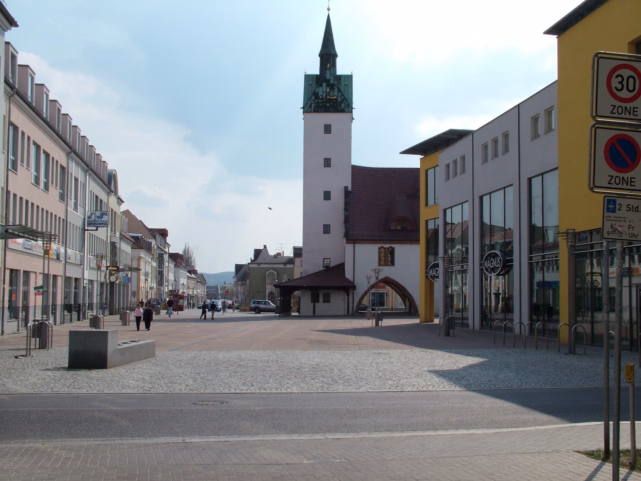 Stadtansicht von Fürstenwalde/Spree