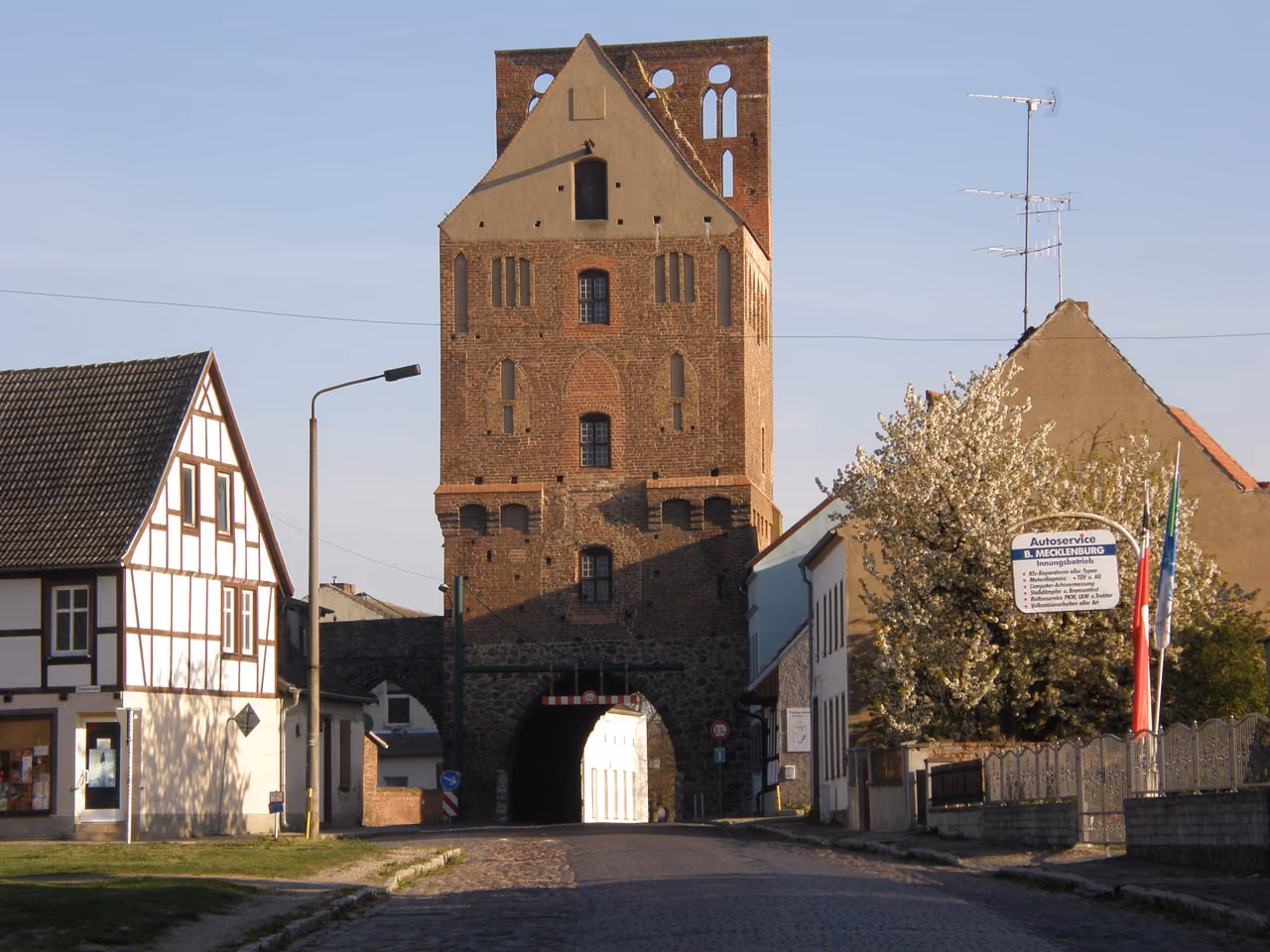 Stadtansicht von Gartz (Oder)