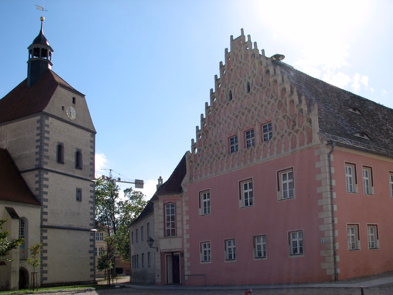 Stadtansicht von Mühlberg