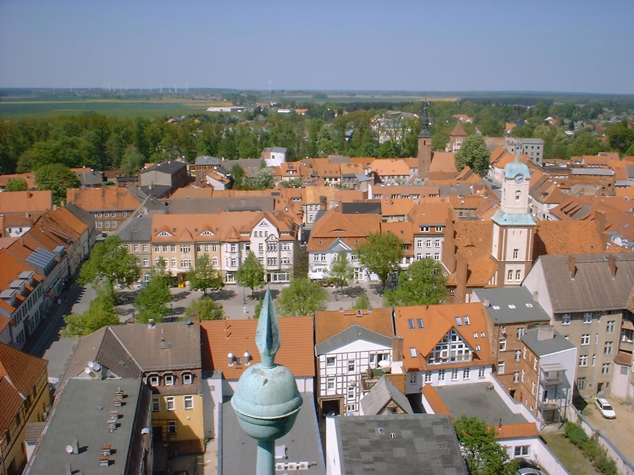 Stadtansicht von Wittstock / Dosse