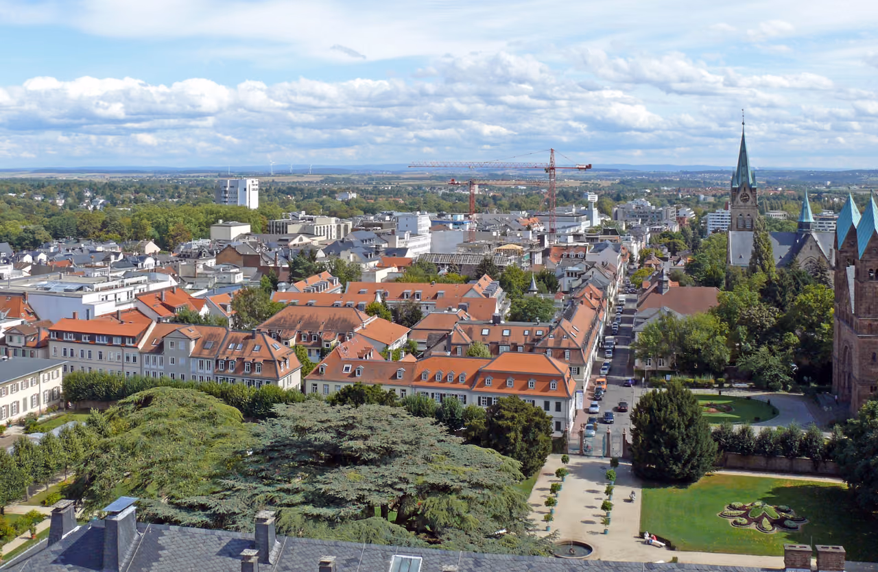 Stadtansicht von Bad Homburg