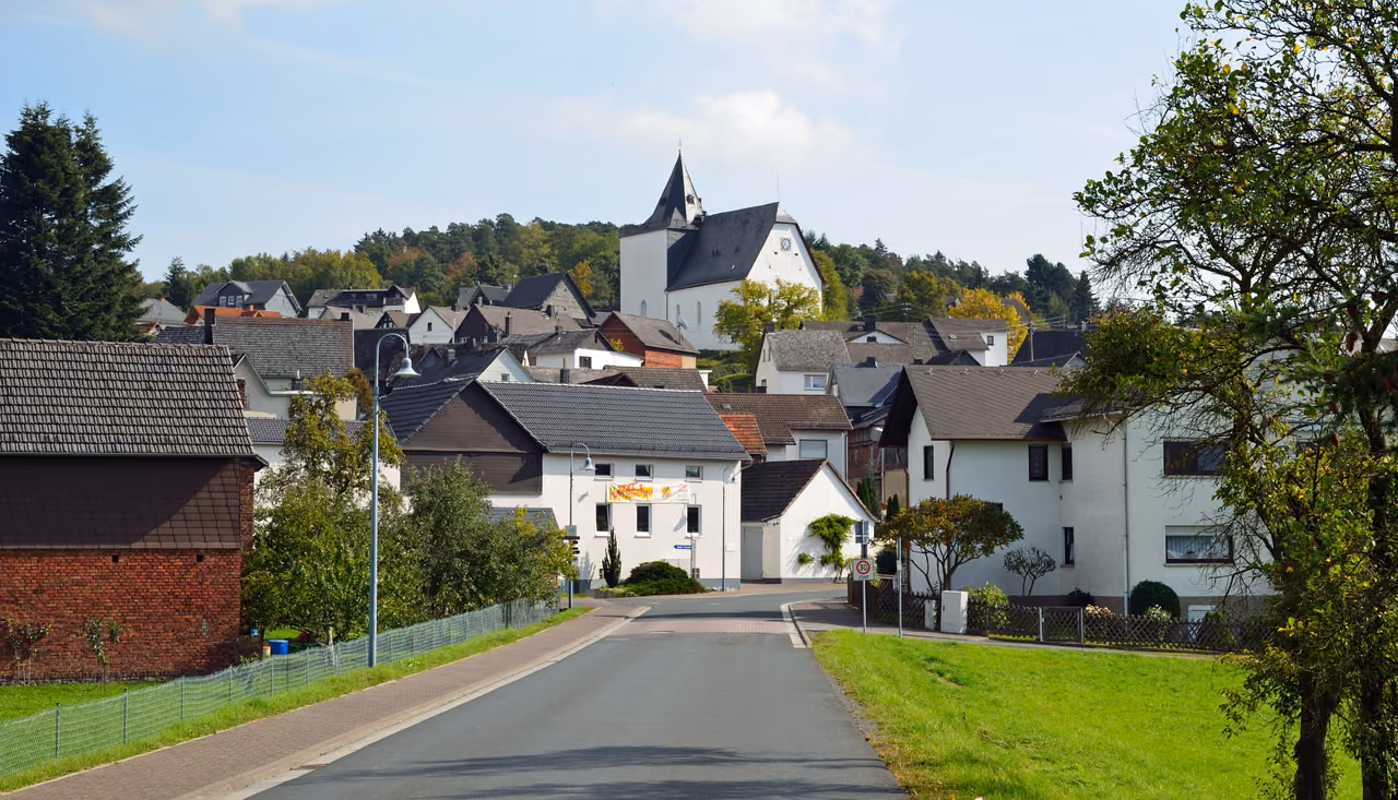 Stadtansicht von Bischoffen