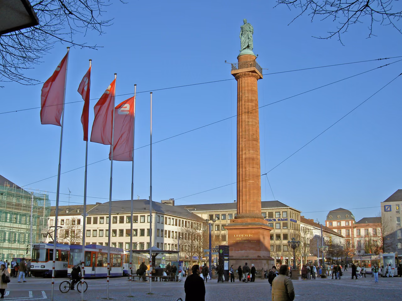 Stadtansicht von Darmstadt