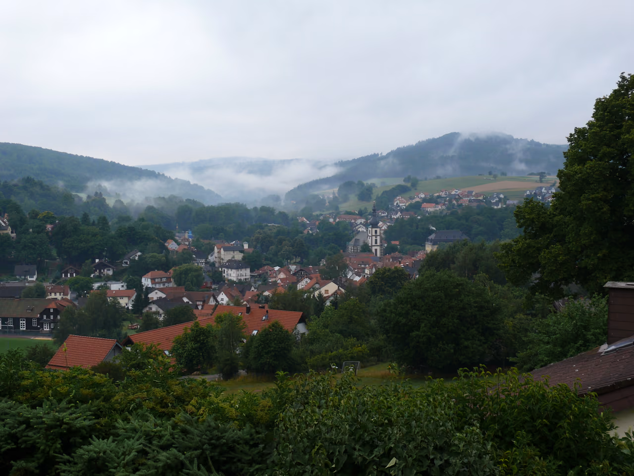 Stadtansicht von Gersfeld (Rhön)
