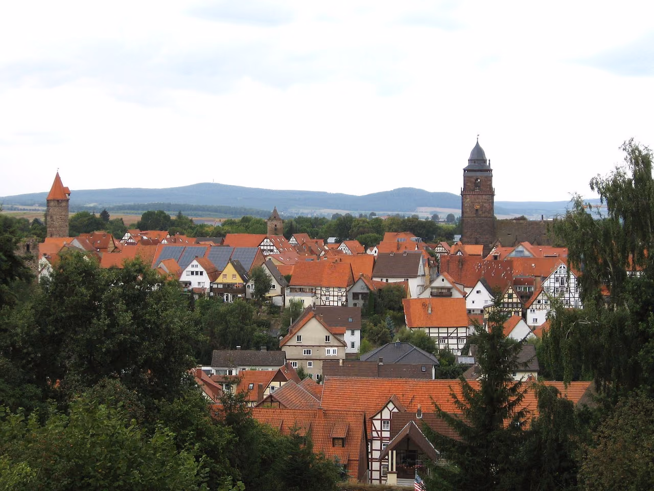 Stadtansicht von Grebenstein