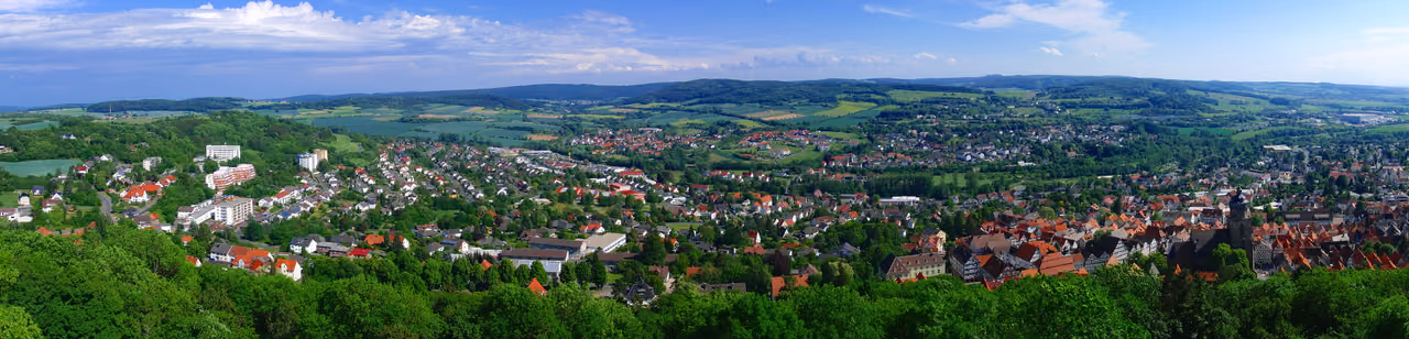 Stadtansicht von Homberg
