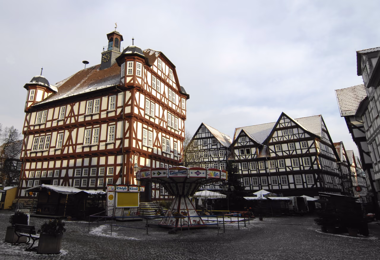 Stadtansicht von Melsungen