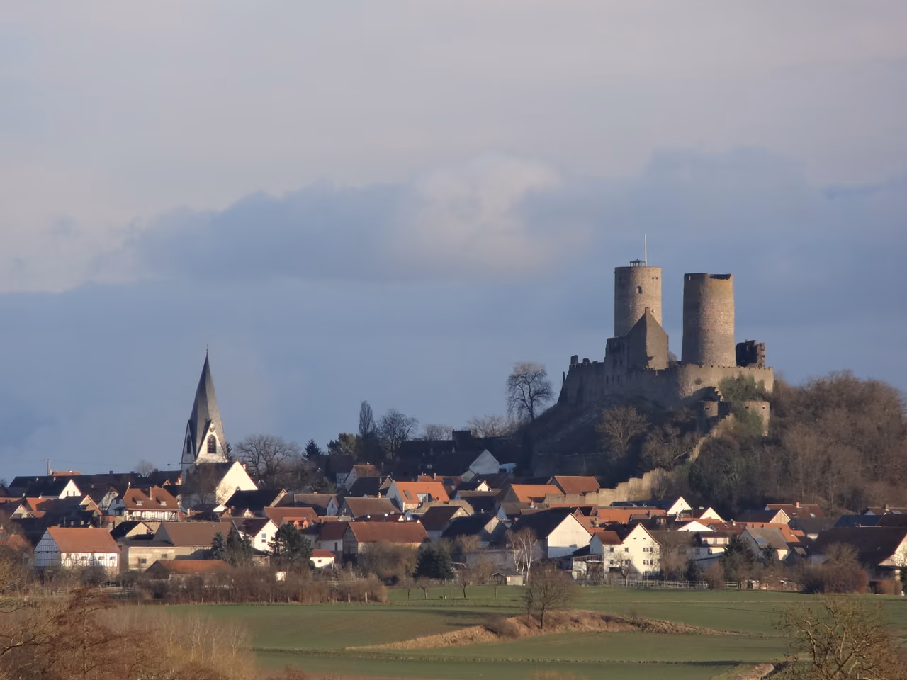 Stadtansicht von Münzenberg