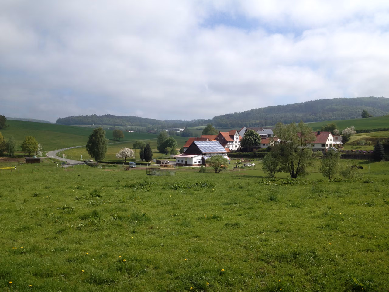 Stadtansicht von Ottrau