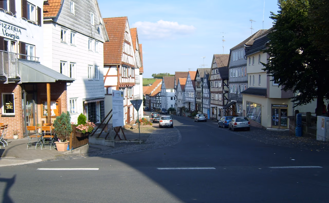 Stadtansicht von Rauschenberg